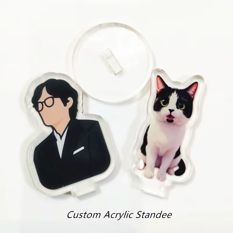 Pet Portrait Custom - 1 ชิ้น แท่นอะคริลิกสั่งทำพิเศษ อัพโหลดรูปภาพของคุณ รูปสัตว์เลี้ยง แมว