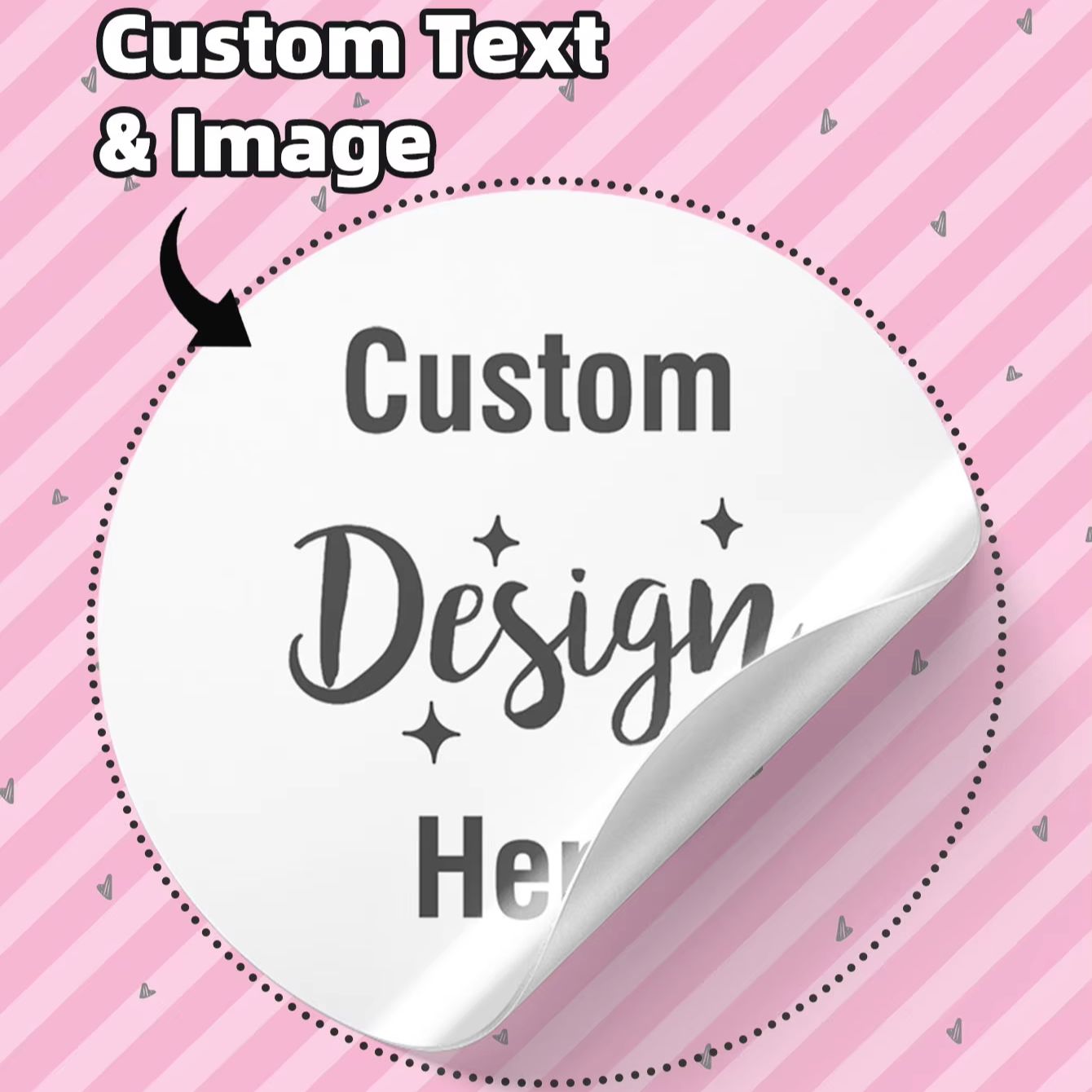 Personalised Candle Label - สติกเกอร์กันน้ำทรงกลมขนาด 3/5/6 ซม. แบบกำหนดเอง, ป้ายงานฝีมือพร้อมรูปภาพและข้อความแบบกำหนดเองสำหรับโลโก้แบรนด์, ขวดเทียน,