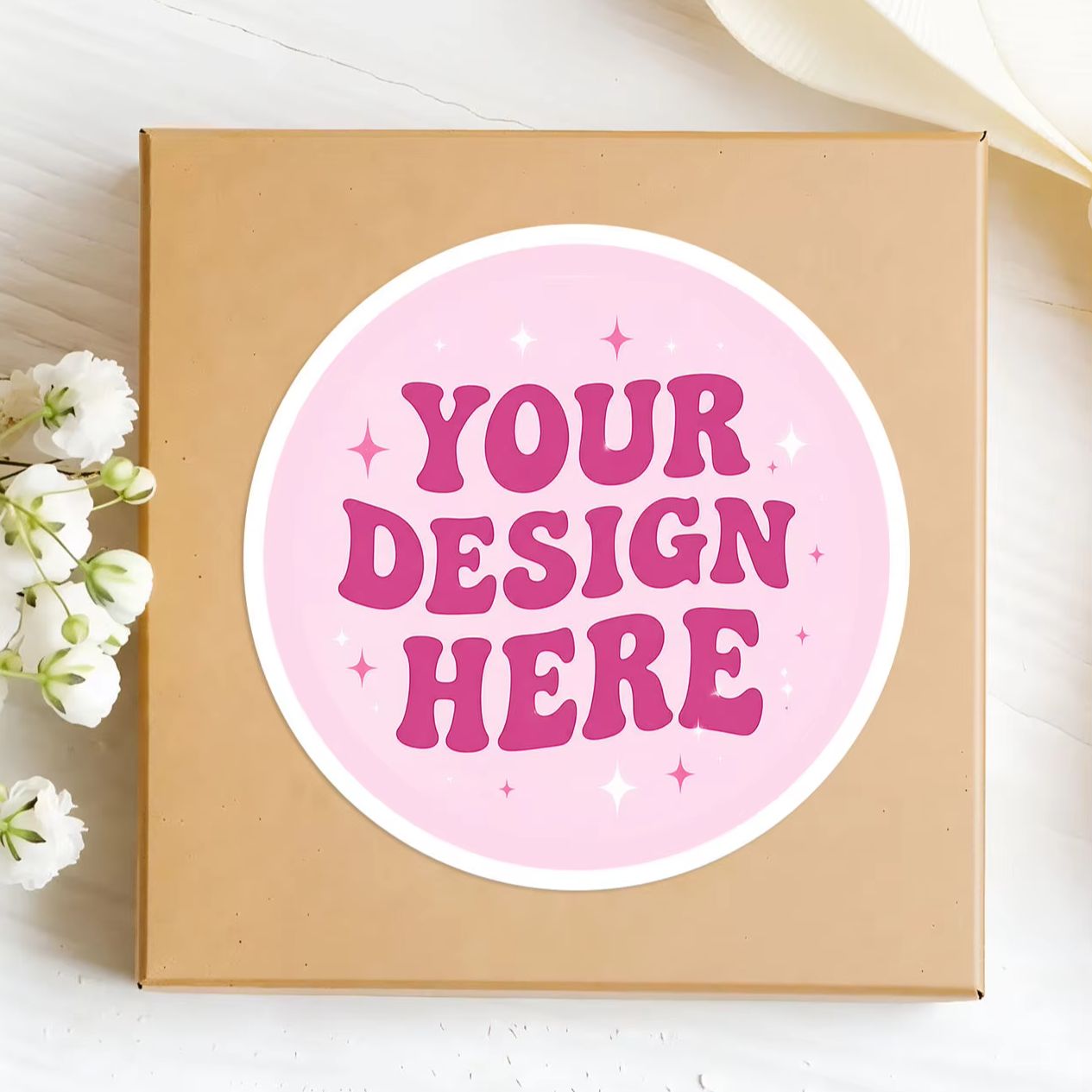 1-130 ชิ้นสติกเกอร์กลม PVC ใสแ - Personalised Candle Label บทวิจารณ์และราคา