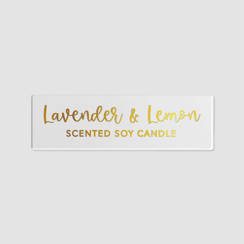 50pcs 45x15 มม.ส่วนบุคคล CUSTO - Personalised Candle Label บทวิจารณ์และราคา