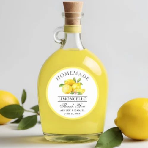 CUSTOM Lemon งานแต่งงานสติกเกอ - Personalised Candle Label บทวิจารณ์และราคา