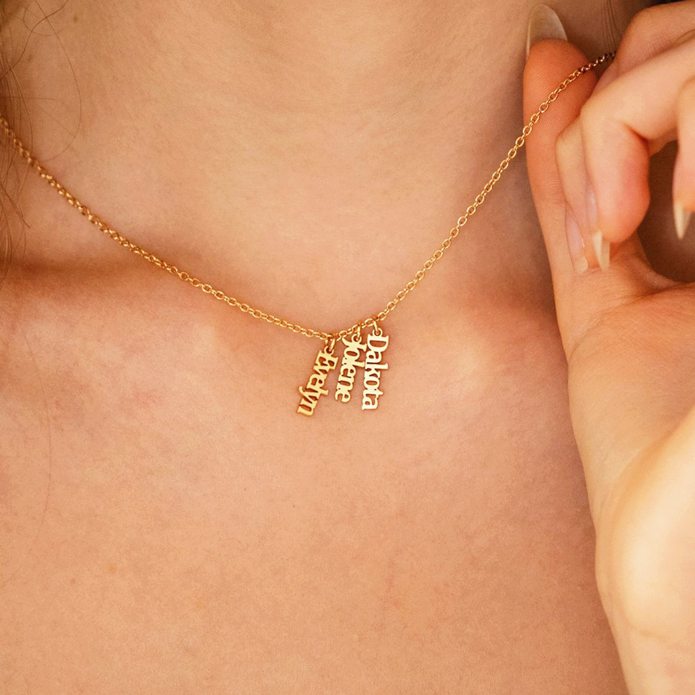 สร้อยคอชื่อหลายชื่อแบบกำหนดเอง - Birth Flower Necklace บทวิจารณ์และราคา