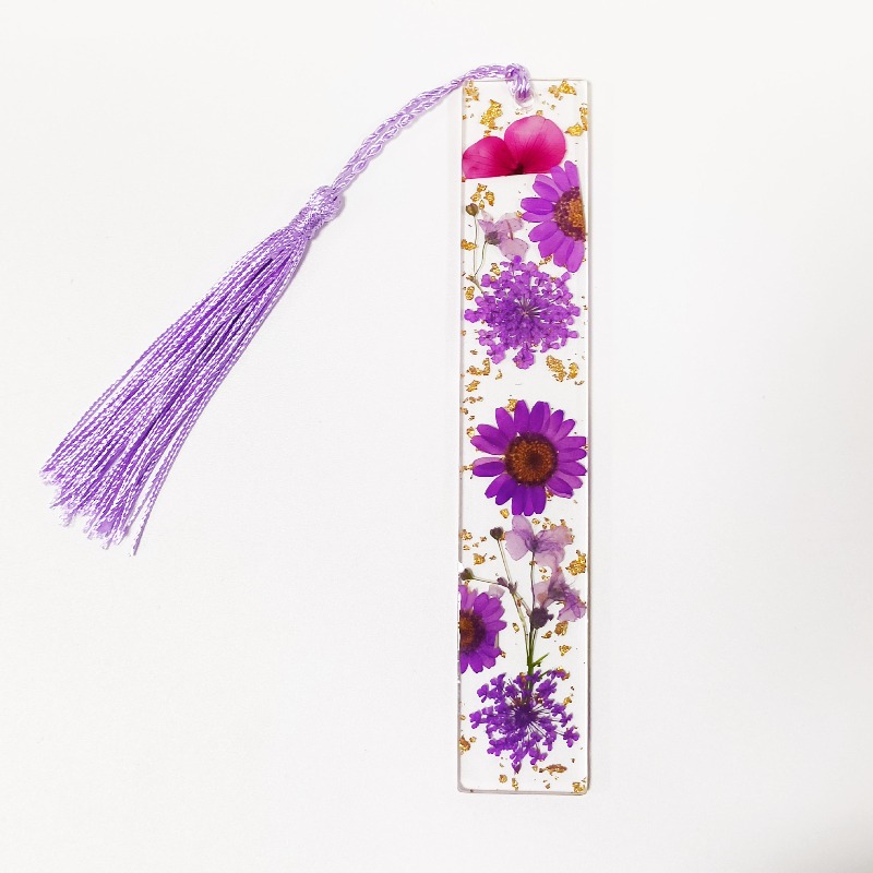 5 ชิ้น ที่คั่นหนังสืออะคริลิกใ - Dried Flower Bookmark บทวิจารณ์และราคา