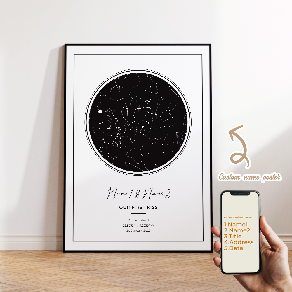 ภาพพิมพ์บนผ้าใบลายท้องฟ้ายามค่ - Custom Night Sky บทวิจารณ์และราคา